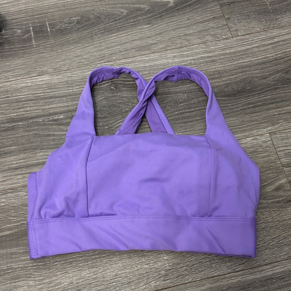 target all in motion purple sports bra